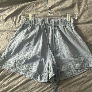 Blue Soft Shorts with String